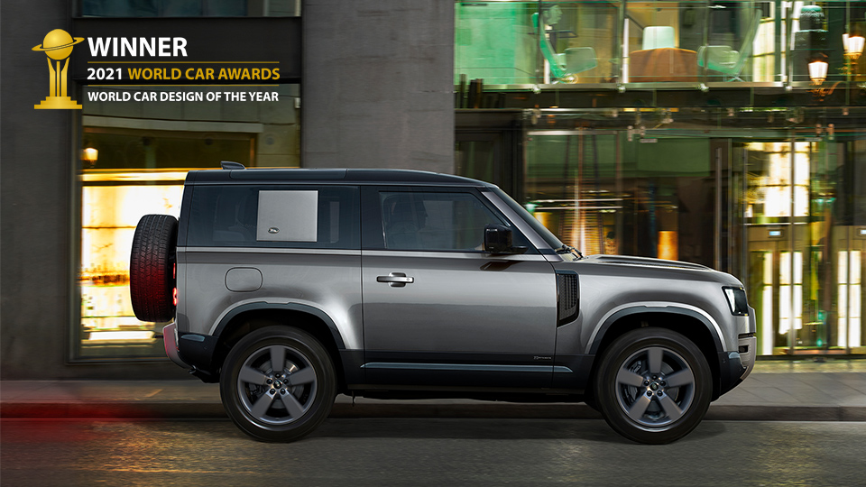 El Land Rover Defender recibe el galardón “World Car Design of The Year” de 2021