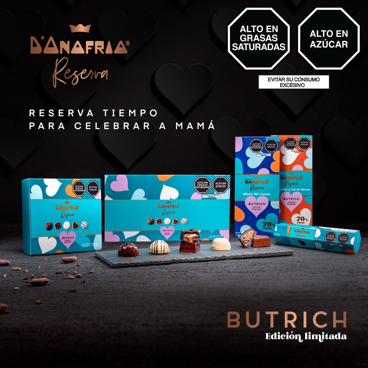 Butrich colabora con D’Onofrio reserva para edición limitada de chocolates por el Día de la Madre