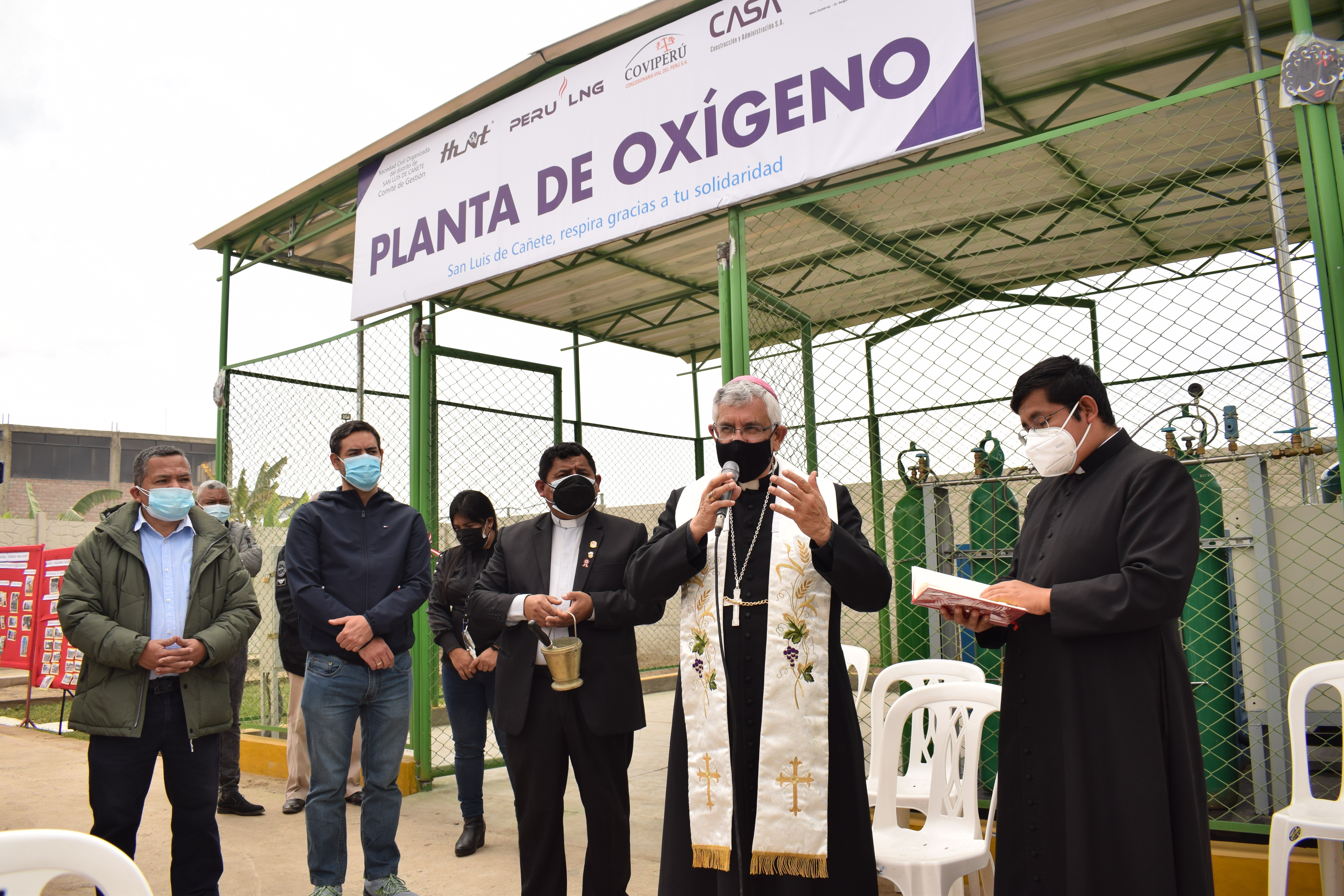 Hunt Oil, PERU LNG y la Sociedad Civil suman esfuerzos para adquirir una planta de oxígeno para Cañete