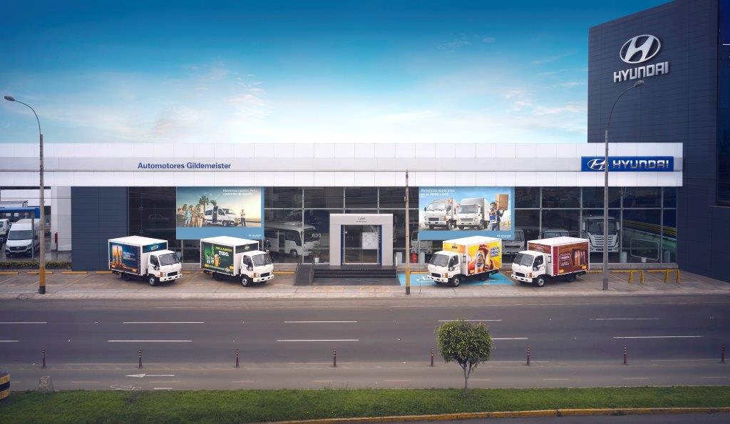 Hyundai Camiones & Buses entrega flota de HD35 a la empresa de transportes de Backus