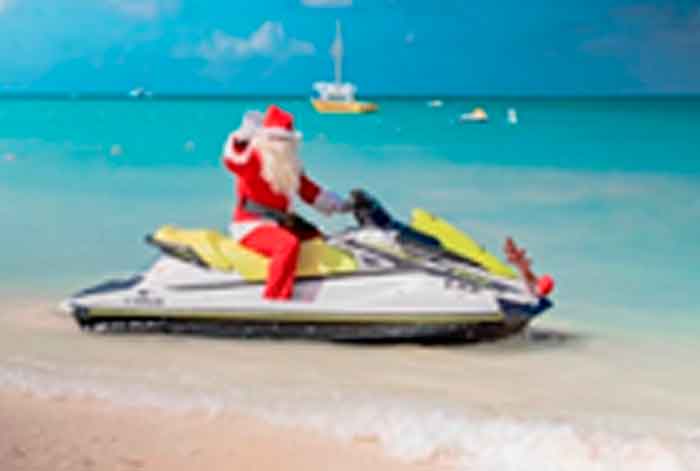 ¡Papá Noel en Jet Ski y más novedades de Navidad en los hoteles Hilton!