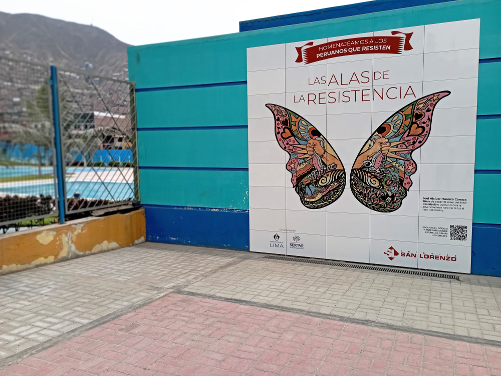 Lima: “Alas de la resistencia” exhiben murales en parques zonales que son símbolo de fortaleza en tiempos de pandemia