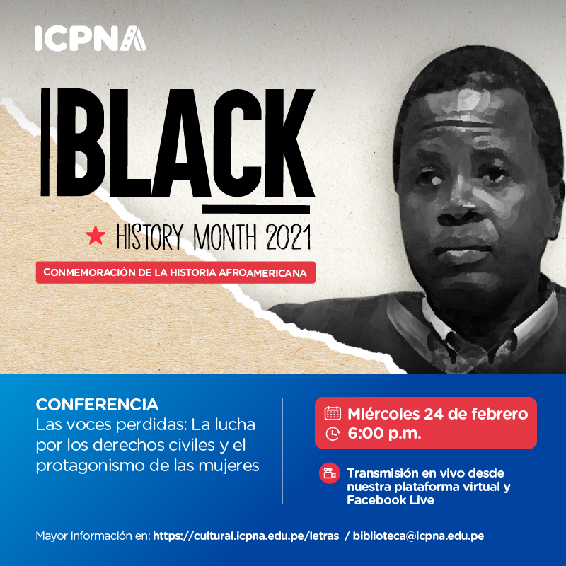 ICPNA conmemora el ‘Black History Month’ con reconocido expositor norteamericano