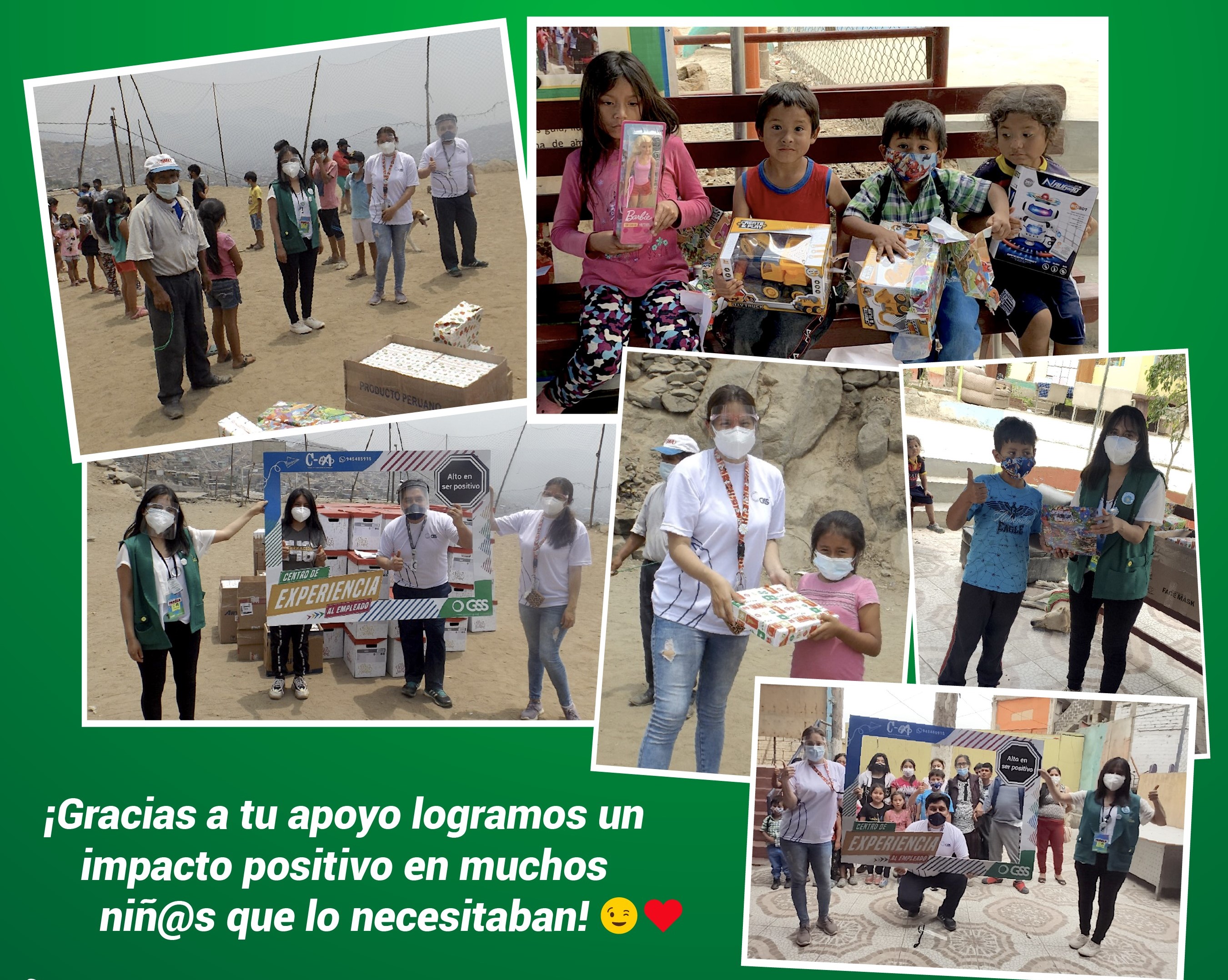 GSS Grupo Covisian llevó alegría a niños, jóvenes y adultos de Lima durante la pandemia