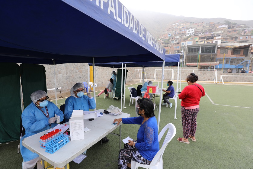 Midis y aliados realizan pruebas de COVID-19 a más de 1800 socias de comedores populares de Lima norte para prevención y tratamiento