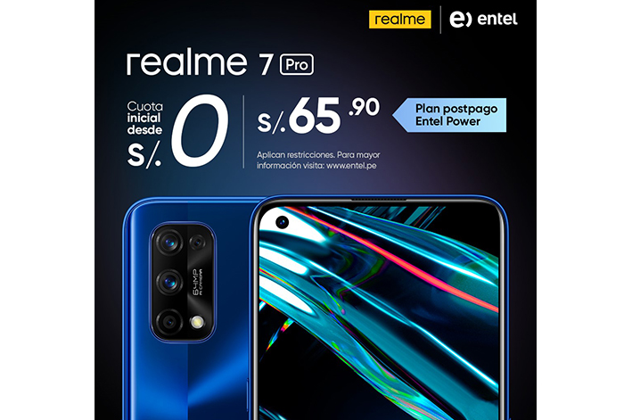 Nuevamente con nosotros: El realme 7 Pro vuelve al mercado peruano ahora también con Entel