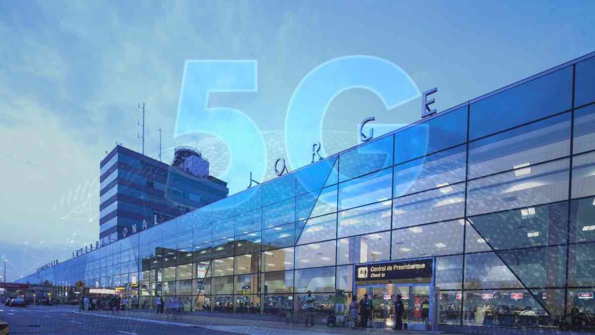 Aeropuerto Internacional Jorge Chávez implementa sistema de seguridad con tecnología 5G
