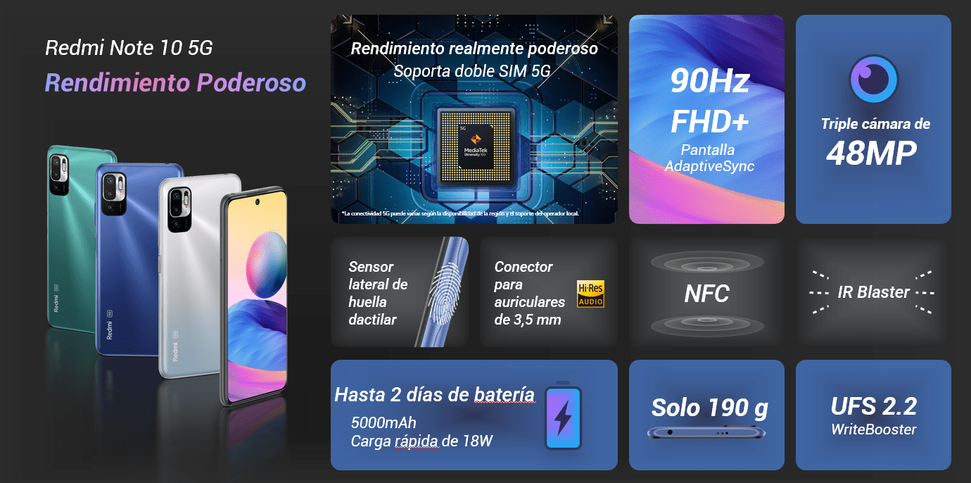 Xiaomi anuncia la llegada al Perú del nuevo Redmi Note 10 5G
