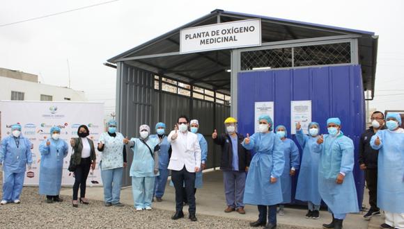 cámara de comercio chilca-pucusana inauguró planta de oxígeno para ayudar a la comunidad en la lucha contra la covid-19