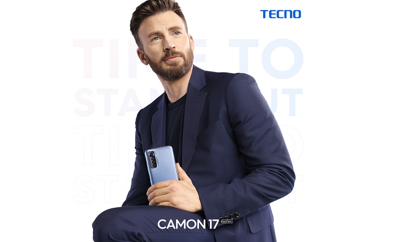 TECNO anuncia a el actor Chris Evans como su nuevo embajador de marca para su nueva estrategia de globalización.