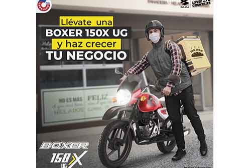 Boxer 150X UG: Haz crecer tu negocio con un vehículo de calidad