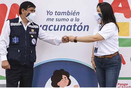 GORE Lima-provincias reconoció el compromiso de Celepsa durante las vacunatones en Cañete y Yauyos