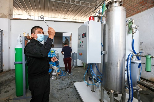 Pisco: Camisea entrega planta de oxígeno para luchar contra Covid-19