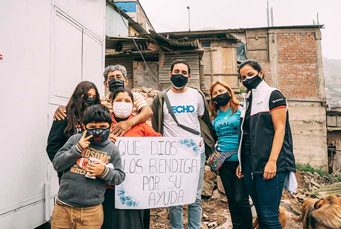 Porsche Perú y TECHO construyen viviendas a familias en situación vulnerable