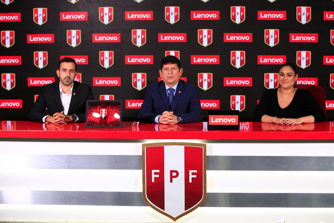 Federación Peruana de Fútbol anuncia a Lenovo como nuevo patrocinador de la Selección Nacional