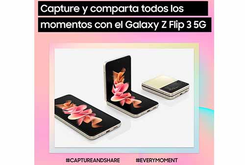 Captura y comparte cada momento con el Galaxy Z Flip3 5G