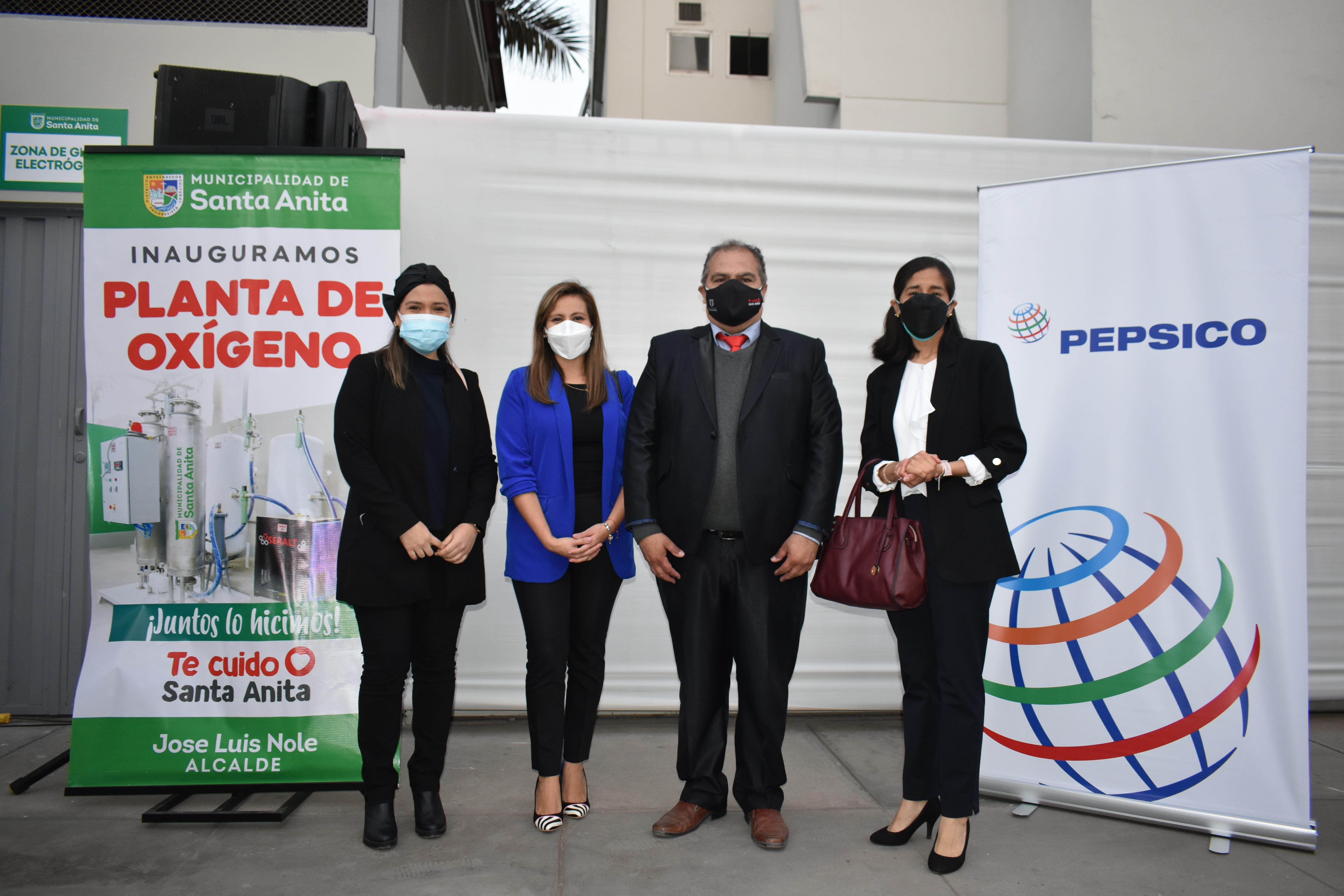 Pepsico y la Municipalidad de Santa Anita inauguran nueva planta de oxígeno en el distrito