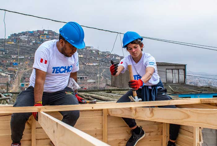 Gran colecta digital TECHO PERÚ 2021 por la construcción de 20 viviendas de emergencia para familias vulnerables de Lima