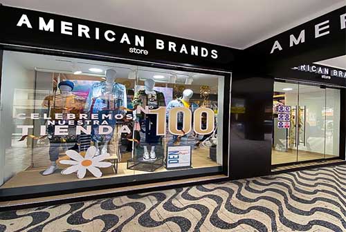 American Brands llega a las 100 tiendas a nivel nacional