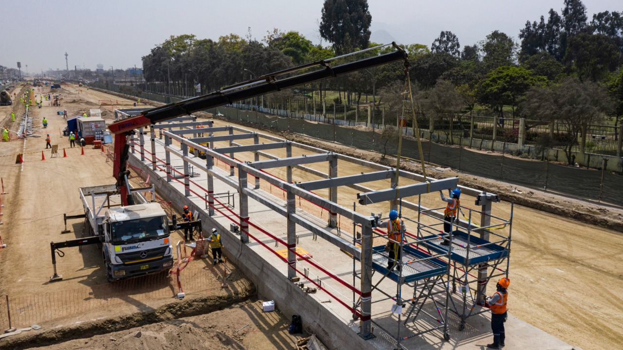 Municipalidad de Lima: Obras de la ampliación norte del Metropolitano registran 40% de avance