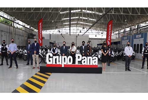 Grupo Pana entrega importante flota de motocicletas a la Multinacional Estadounidense G4S