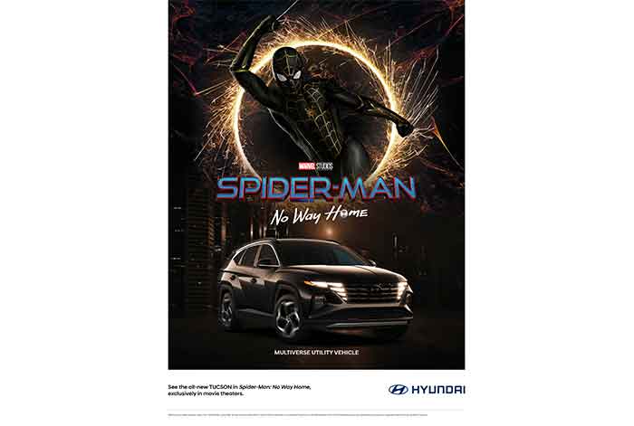 El IONIQ 5 totalmente eléctrico de Hyundai Motor y la nueva TUCSON llegan a la gran pantalla en "Spider-Man: No Way Home"