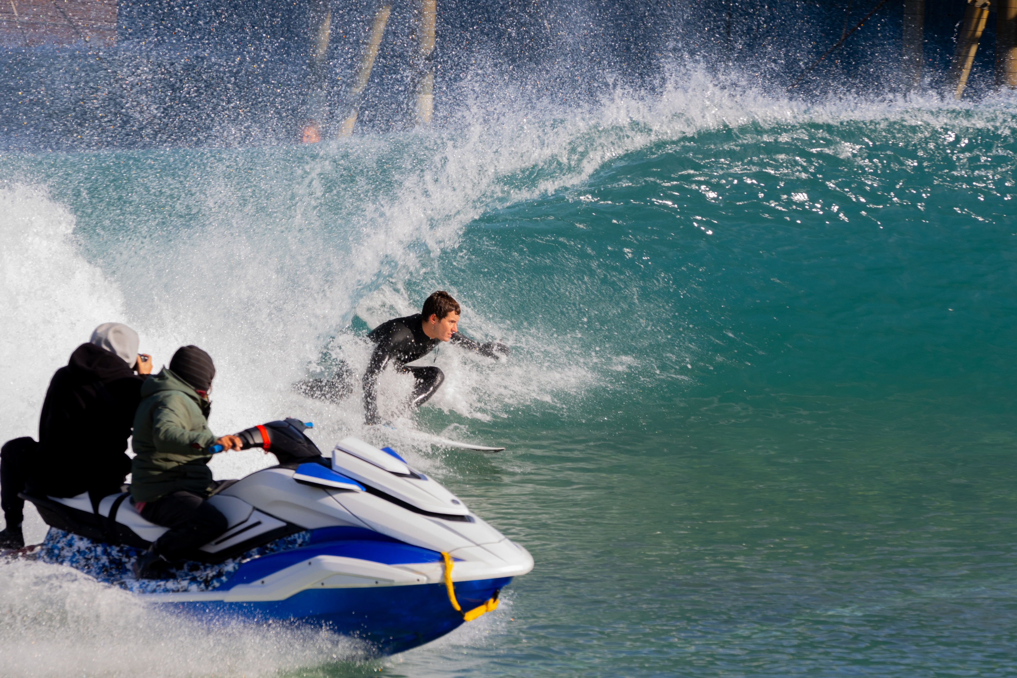 Corona celebró, en el Surf Ranch, la llegada de Lucca Mesinas a la elite del surf mundial