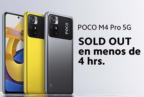 El nuevo POCO M4 PRO 5G registra ‘sold out’ en menos de cuatro horas de su lanzamiento en el Perú