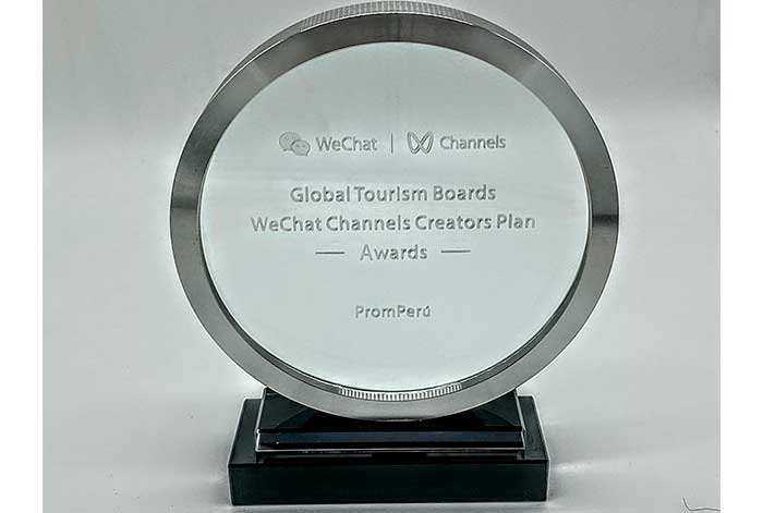 PROMPERÚ recibe premio de WeChat por sus acciones de promoción en China