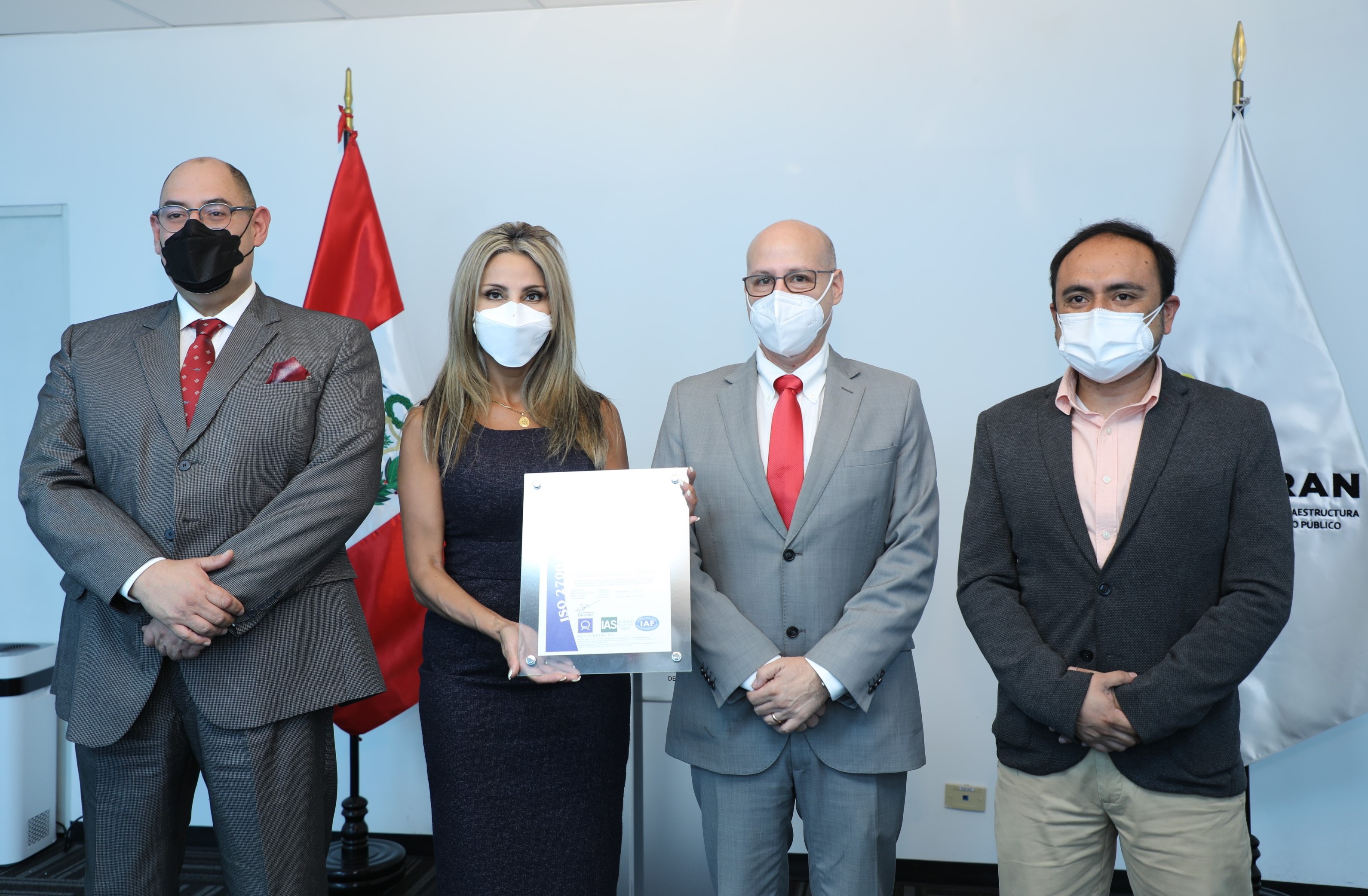 Ositrán fortalece la seguridad de la información y obtiene Certificación ISO 27001