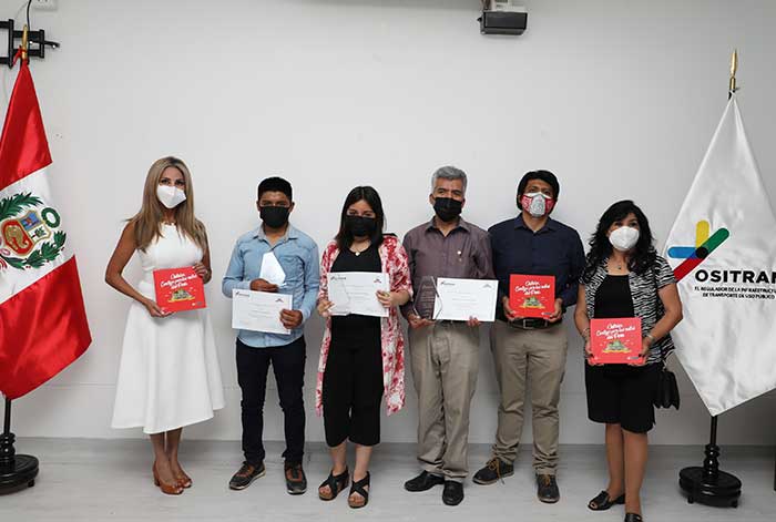 premian a ganadores del concurso de cuentos ositrán, contigo por las rutas del perú