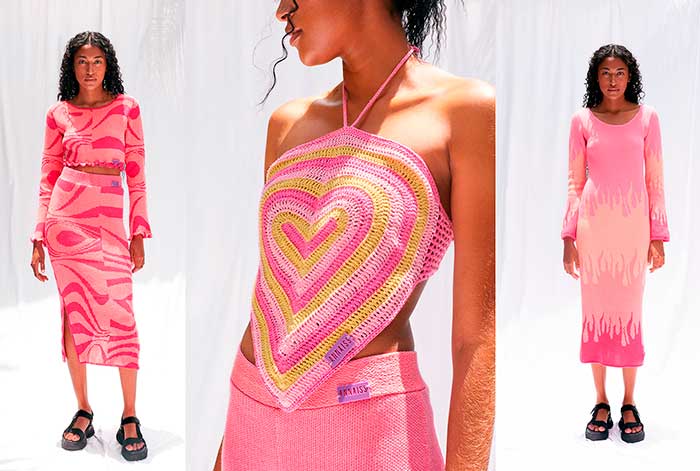 Annaiss Yucra combina fibras regenerativas y la tendencia Y2K en una colorida y nostálgica colección SS22