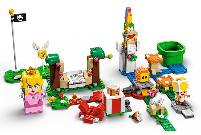 ¡Es la hora de LEGO ® Peach ™! LEGO Group añade a la princesa Peach a la acción en el universo LEGO® Super Mario™