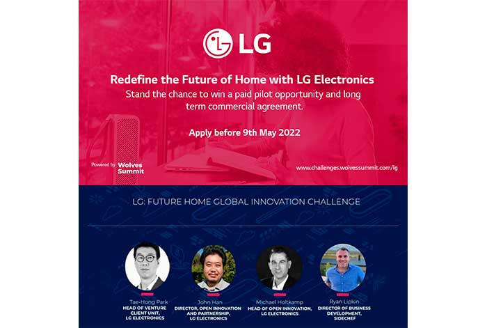 lg presenta el "reto de innovación global del hogar del futuro" en la cumbre de alpha wolves