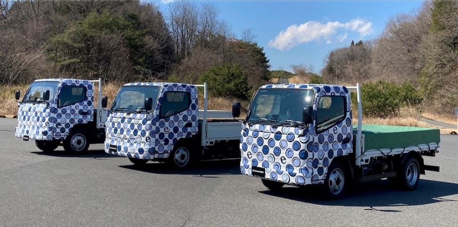 eCanter de Fuso ya se prueba en Japón por primera vez