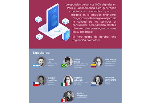 Expertos de siete países analizarán el marco regulatorio para la llegada y desarrollo de bancos 100% digitales