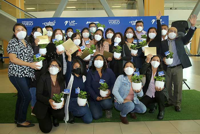 Emprendedores de las localidades vecinas al aeropuerto participaron en el “Concurso de Capital Semilla” organizado por LAP
