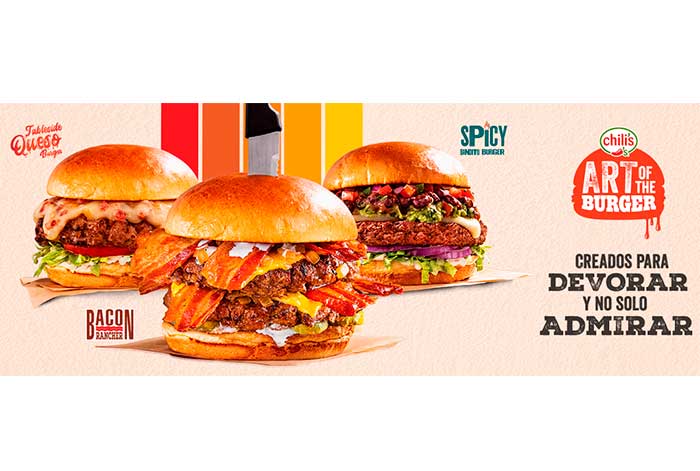 Chili's: los especialistas en hamburguesas presentan la campaña Art of the Burger