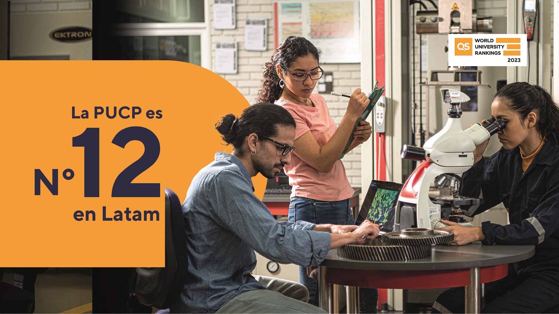 PUCP es la Nº1 en Perú y Nº12 en Latinoamérica según el Ranking Mundial QS 2023