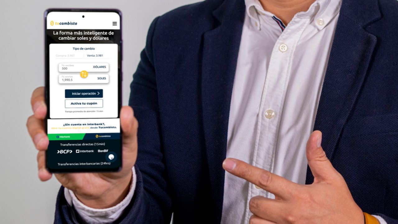 Tucambista lanza aplicativo móvil para cambio de monedas y proyecta triplicar su número de usuarios