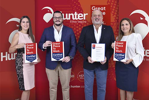Hunter obtiene la certificación Great Place to Work