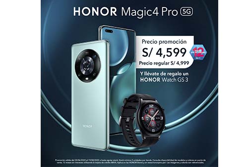 HONOR confirma presencia en gama ultra premium en Perú con la llegada del HONOR Magic4 Pro