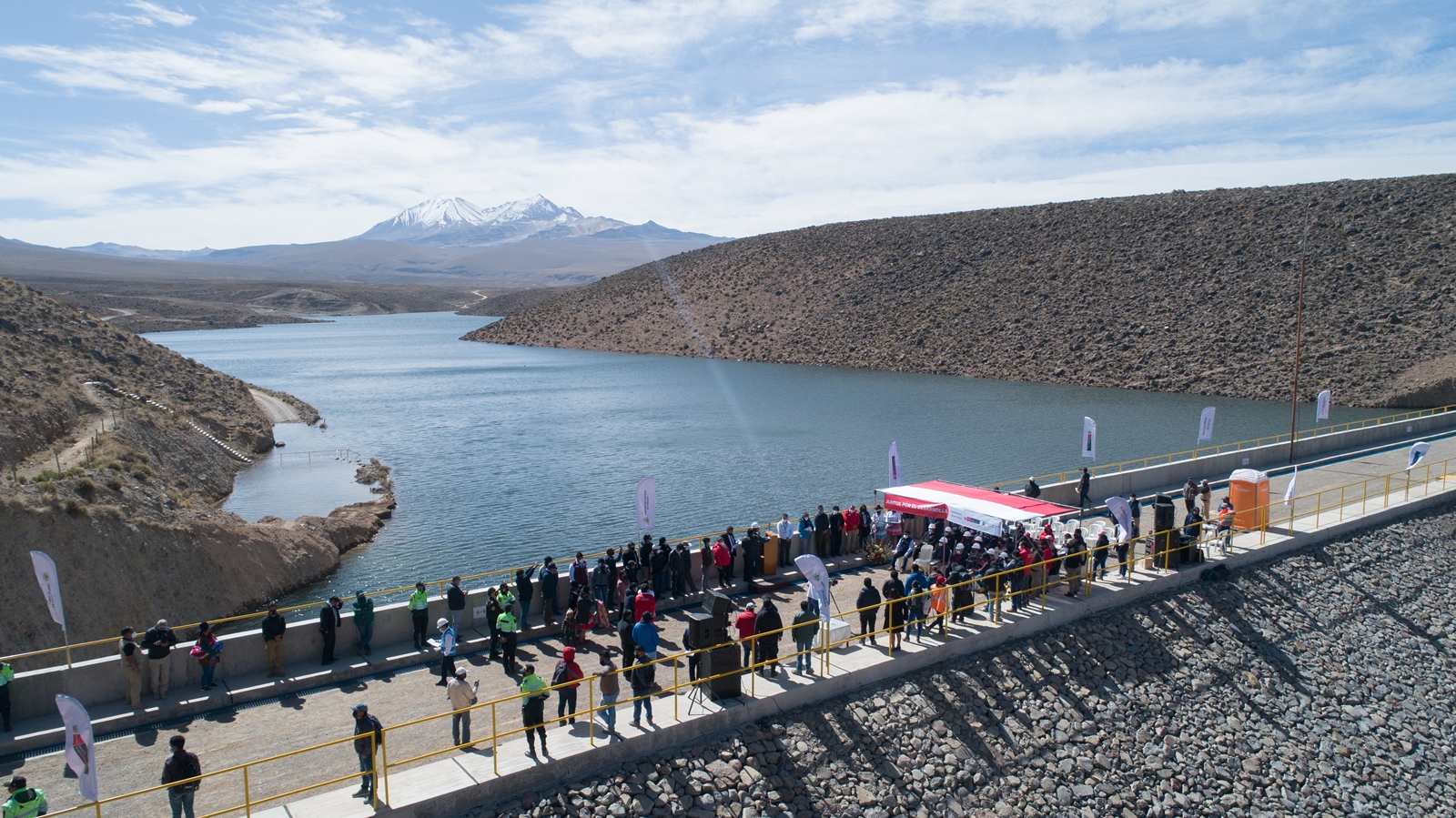 Southern Perú y Midagri inauguran Represa Cularjahuira que impulsará el agro de Candarave