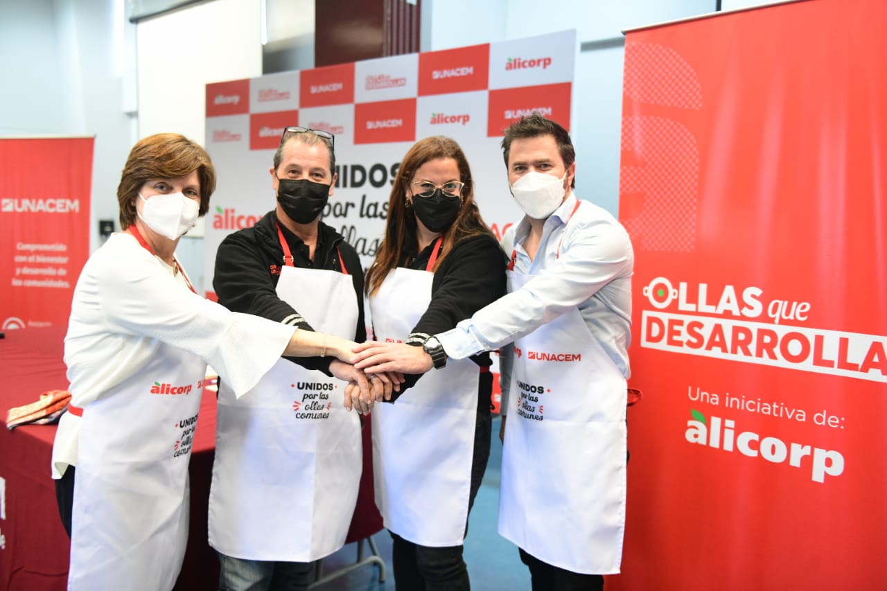 Alicorp y UNACEM se unen para beneficiar a 63 ollas comunes en Manchay (Pachacamác)