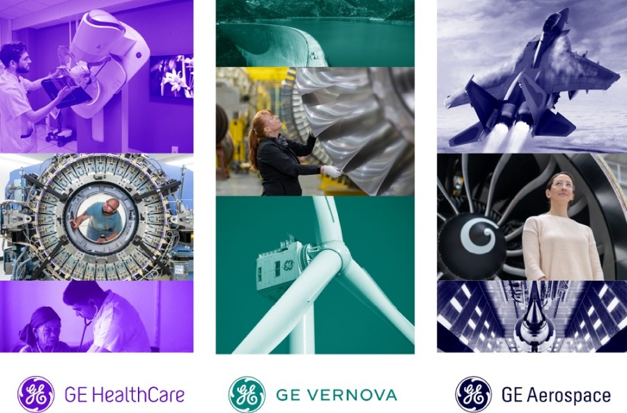 GE (General Electric) revela los nombres de las tres nuevas empresas de Salud, Energía y Aviación