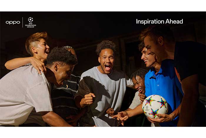 OPPO se asocia con la UEFA y celebra a través de "Inspiration Ahead", la nueva propuesta de la marca