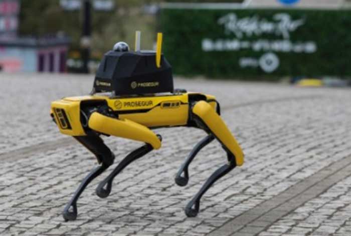 prosegur incorpora perro robot de vigilancia inteligente en eventos internacionales