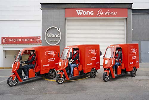 Wong sigue innovando e inicia implementación de nueva flota de 65 vehículos eléctricos