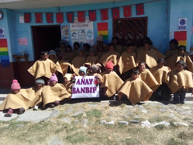 BanBif entregó donativo de 400 frazadas y 720 ponchos ecológicos a familias vulnerables del Cusco