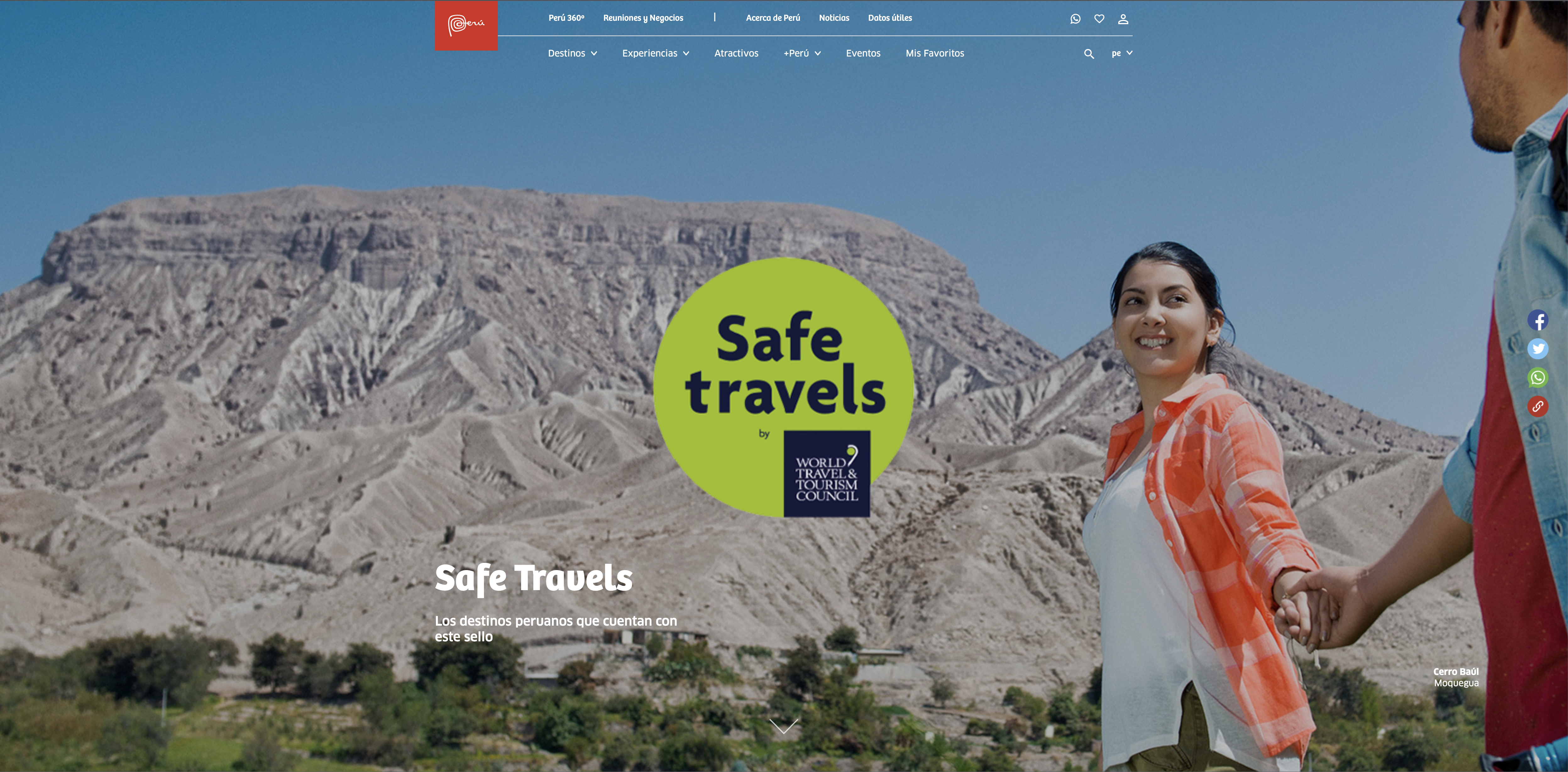 Perú Travel obtiene nominación en los World Travel Tech Awards 2022